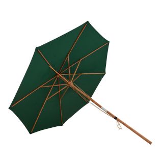 Solid Wood Parasol | 2.5m | Green